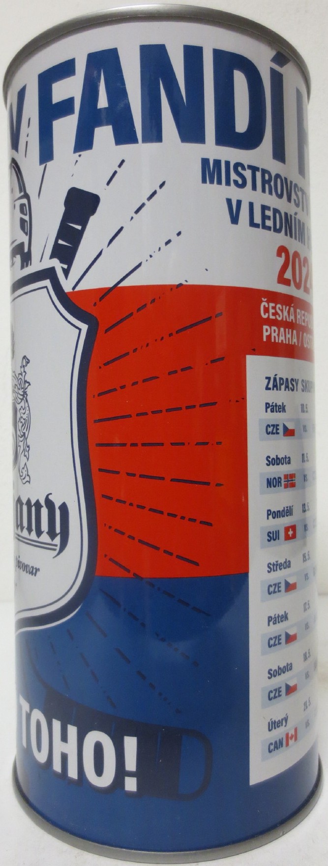 Svijany český rodinný pivovar -1564- SVIJANSKÝ MÁZ MISTROVSTVÍ SVĚTA V LEDNÍM HOKEJI 2024 (200cl) č.1