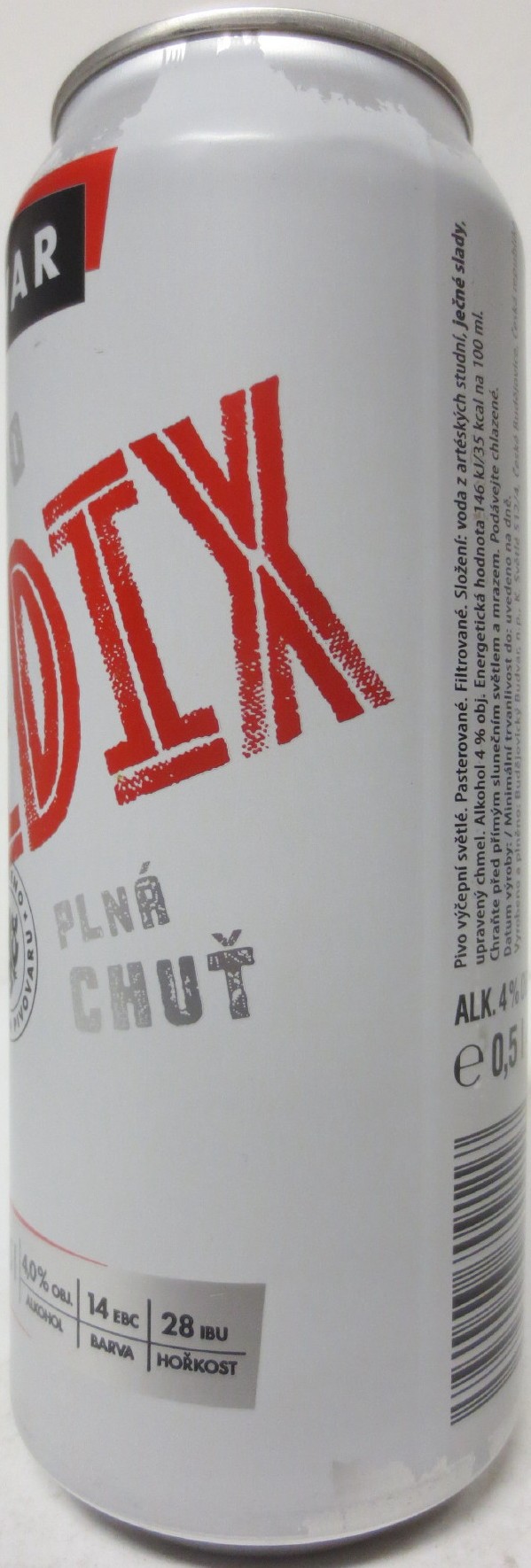 BUDVAR REDIX LEHČÍ PIVO PLNÁ CHUŤ (50cl) (B/O) č.1 