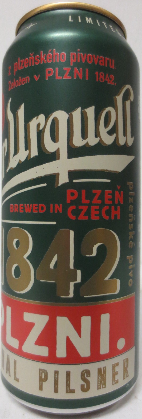 Pilsner Urquell 1842 Založen v PLZNI. THE ORIGINAL PILSNER (H) (50cl) (B/O) č.1 