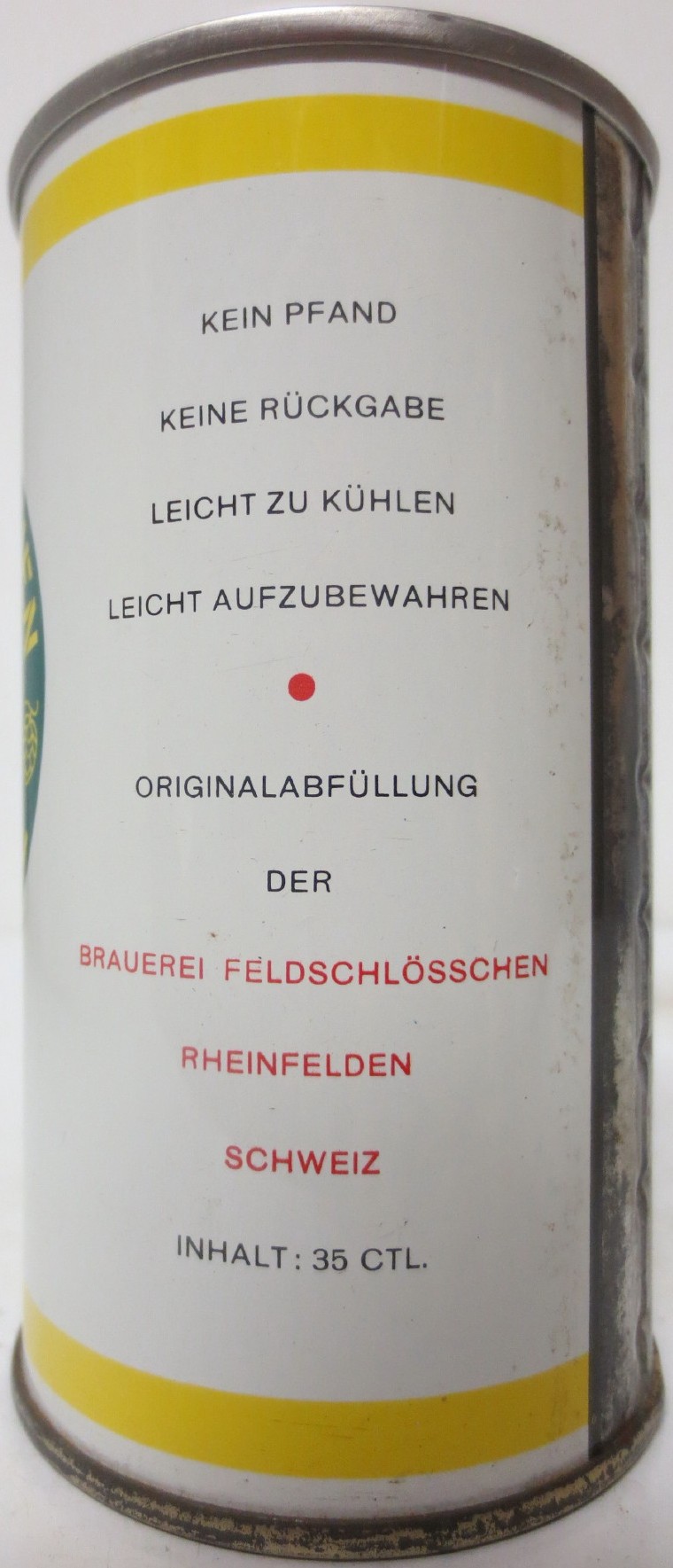 FELDSCHLÖSSCHEN HOPFENPERLE HELL-SPEZIAL BRAUEREI ABFÜLLUNG (35cl) (T/O) (SS) Nr.1 