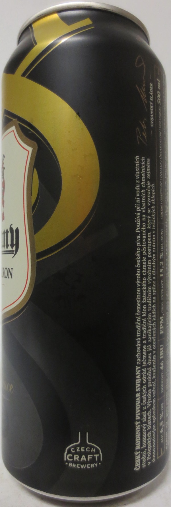 Svijany SVIJANSKÝ BARON Tradiční pivo bez pasterizace 15 III(CZ) (50cl) (B/O) č.1