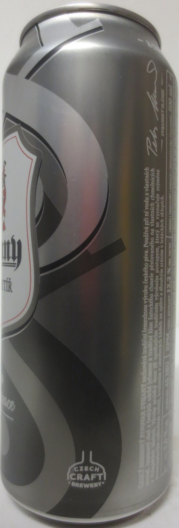 Svijany SVIJANSKÝ RYTÍŘ Světlý ležák .1564. Tradiční pivo bez pasterizace 12 III (CZ) (50cl) (B/O) č.1
