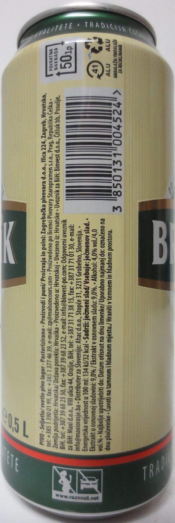BRANÍK ORIGINÁLNÁ RECEPTURA (HR) (50cl) (B/O) č.1