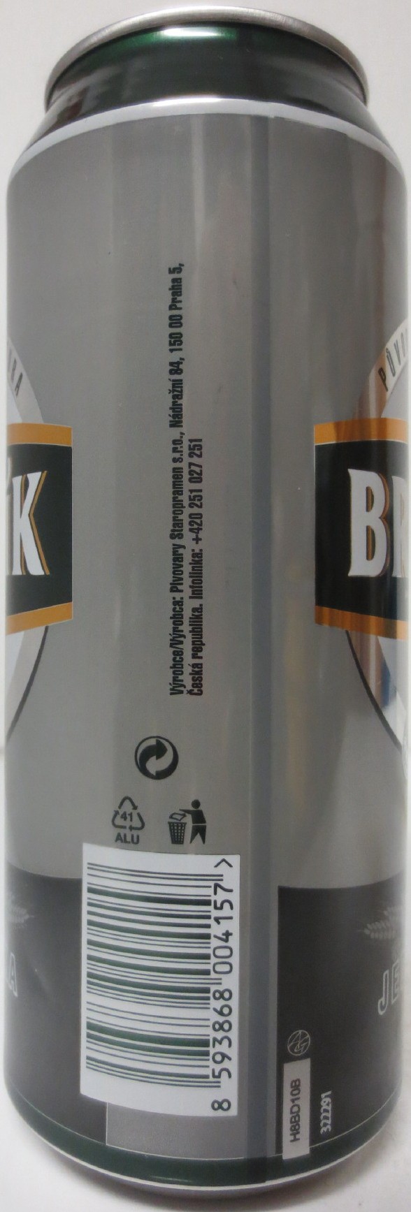 BRANÍK Alk. 4,8% obj. JEDENÁCTKA (CZ) (50cl) (B/O) č.2 