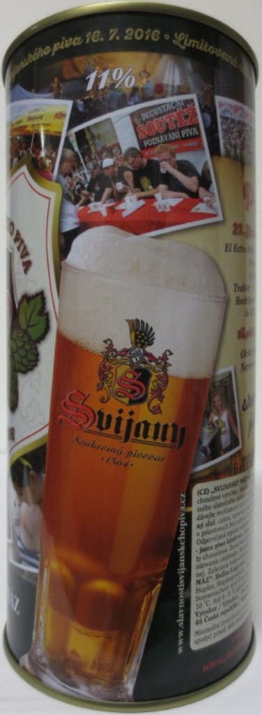Svijany SVIJANSKÝ MÁZ Světlý ležák 27.SLAVNOSTI SVIJANSKÉHO PIVA 16.7.2016 (200cl) č.1