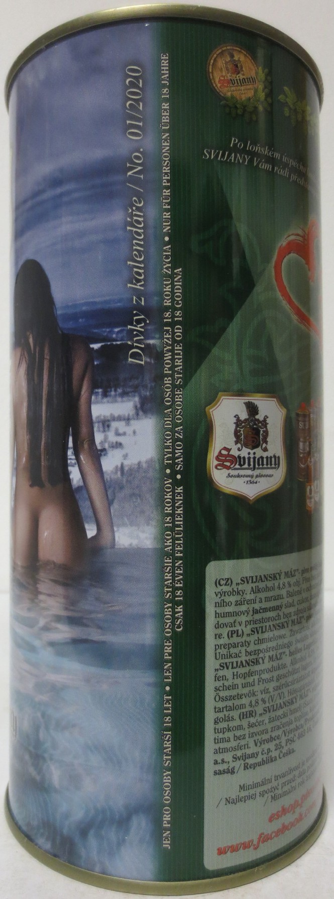 Svijany SVIJANSKÝ MÁZ dívky z kalendáře -No. 01/2020 (200cl)