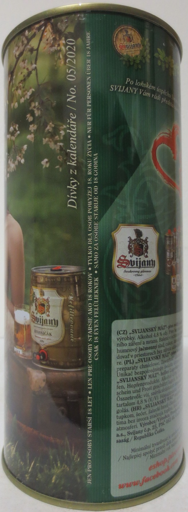 Svijany SVIJANSKÝ MÁZ dívky z kalendáře -No. 05/2020 (200cl)