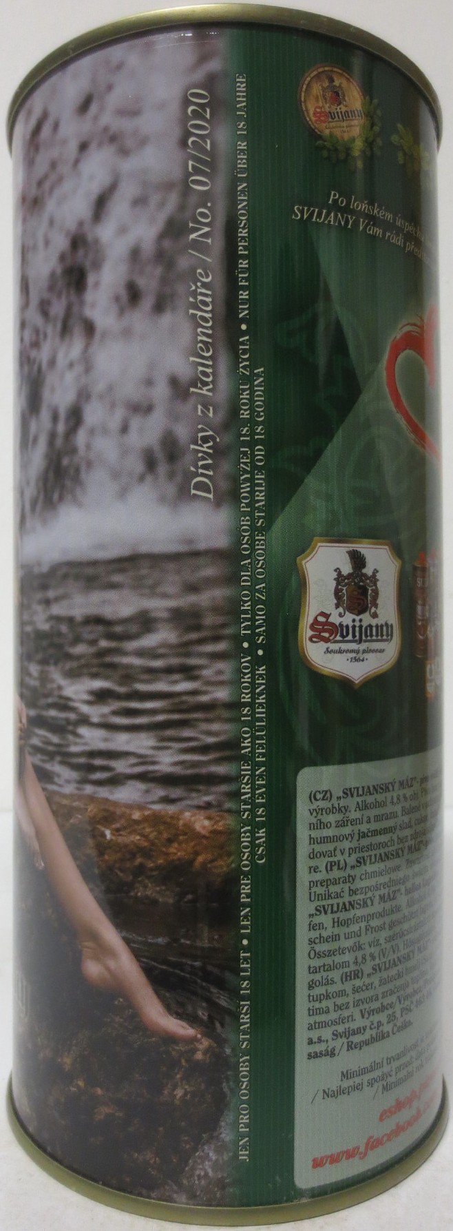 Svijany SVIJANSKÝ MÁZ dívky z kalendáře -No. 07/2020 (200cl)