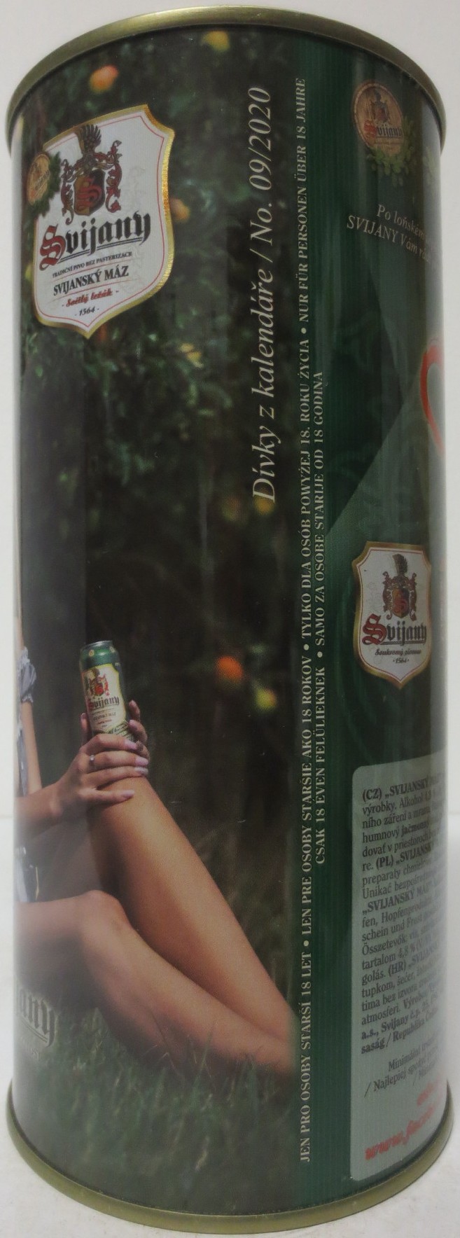 Svijany SVIJANSKÝ MÁZ dívky z kalendáře -No. 09/2020 (200cl)