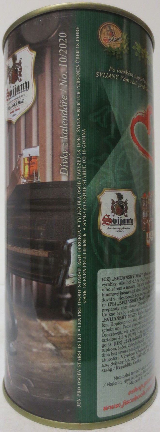 Svijany SVIJANSKÝ MÁZ dívky z kalendáře -No. 010/2020 (200cl)
