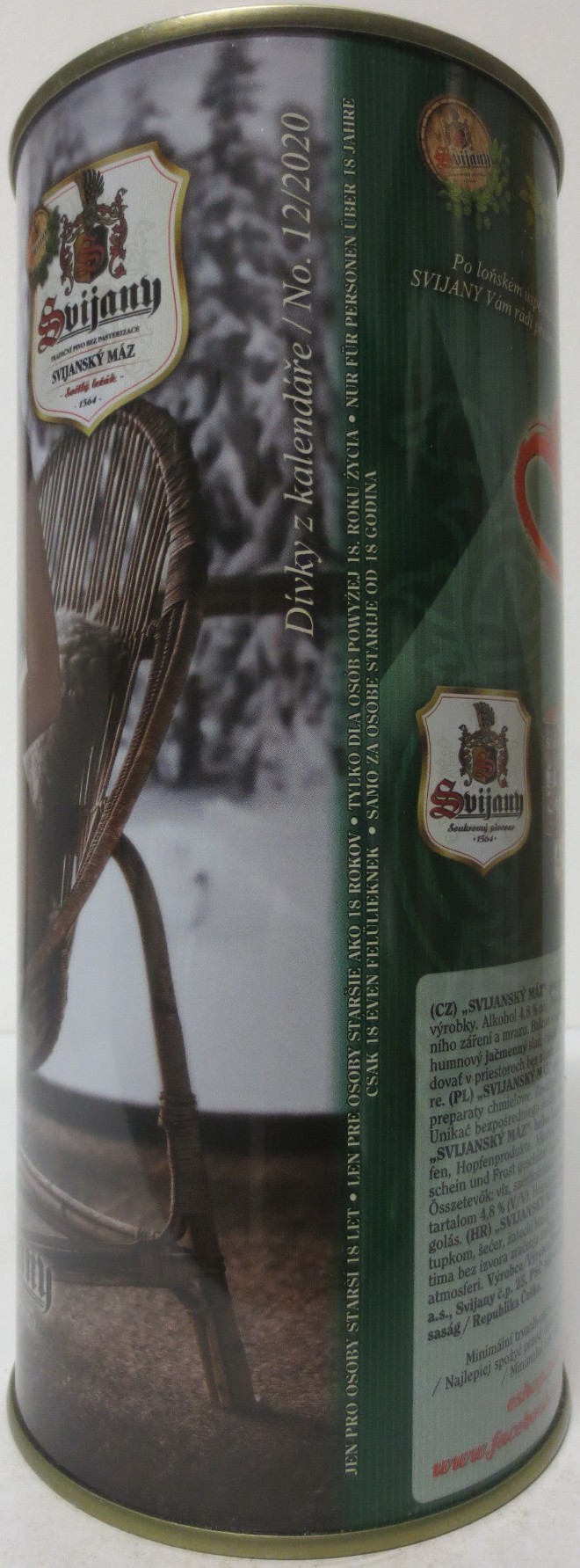 Svijany SVIJANSKÝ MÁZ dívky z kalendáře -No. 012/2020 (200cl)