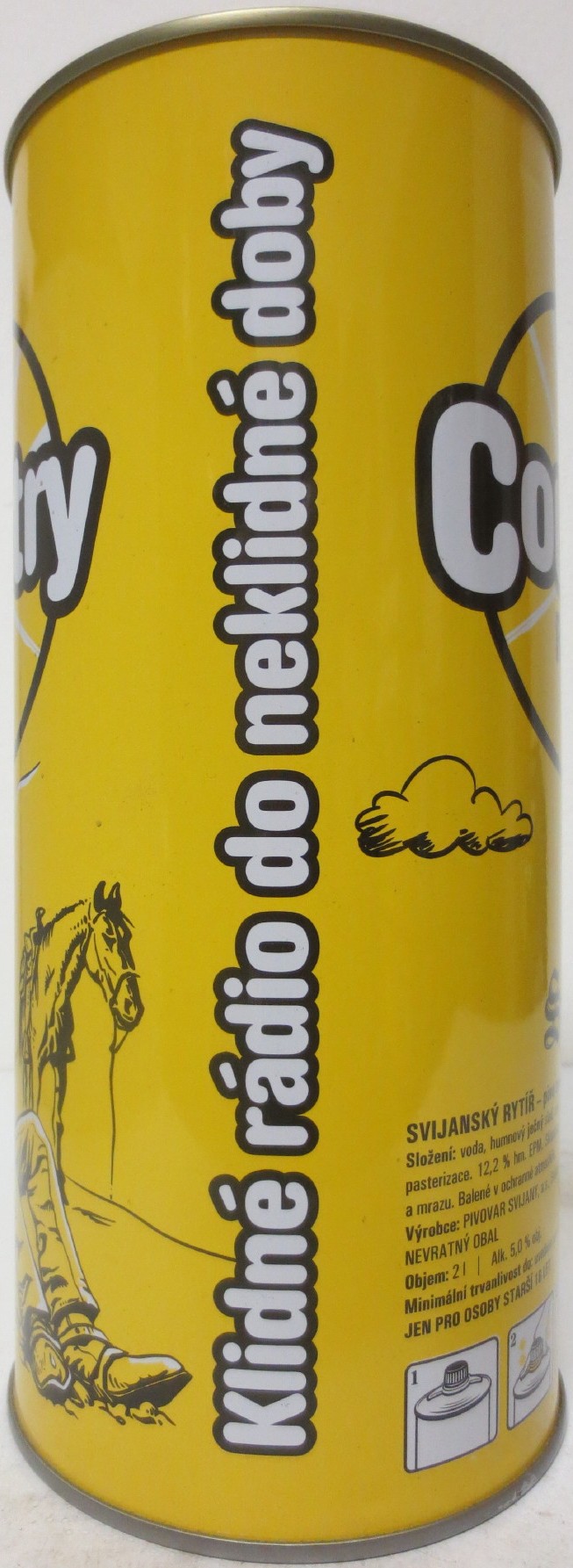 Svijany SVIJANSKÝ RYTÍŘ - pivo světlý ležák Country RADIO (200cl) č.1 