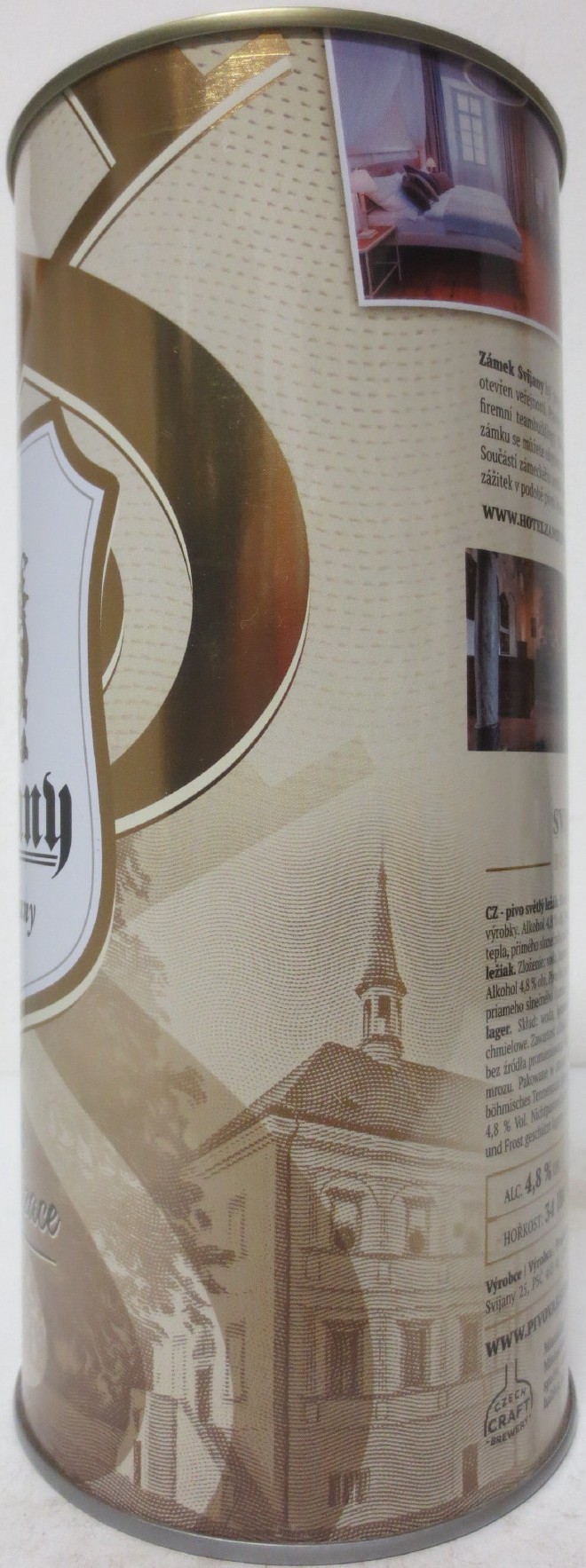 Svijany Zámek Svijany - Světlý ležák .1578. Tradiční pivo bez pasterizace 11 III (200cl) č.1 