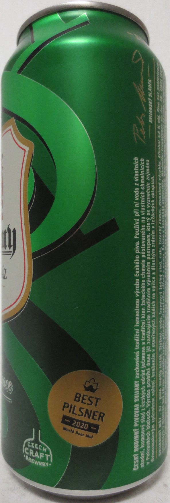 Svijany SVIJANSKÝ MÁZ - Světlý ležák .1564. Tradiční pivo bez pasterizace 11 (CZ) (50cl) (B/O) č.2 