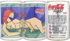 Coca Cola Art Design set from CZECH REPUBLIC (4 cans) (B/O)