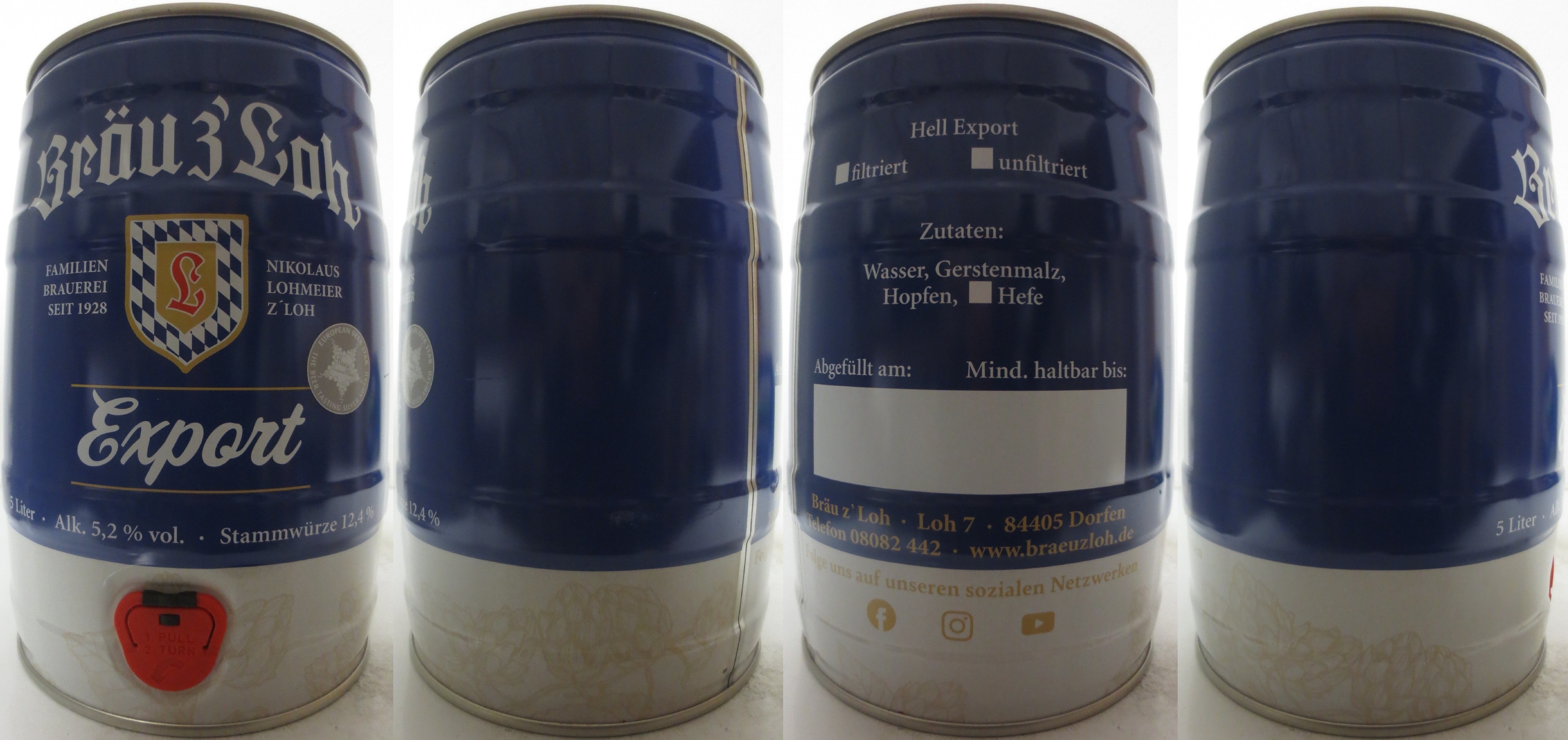 Bräu Z´Loh Export (5L) Nr.1 