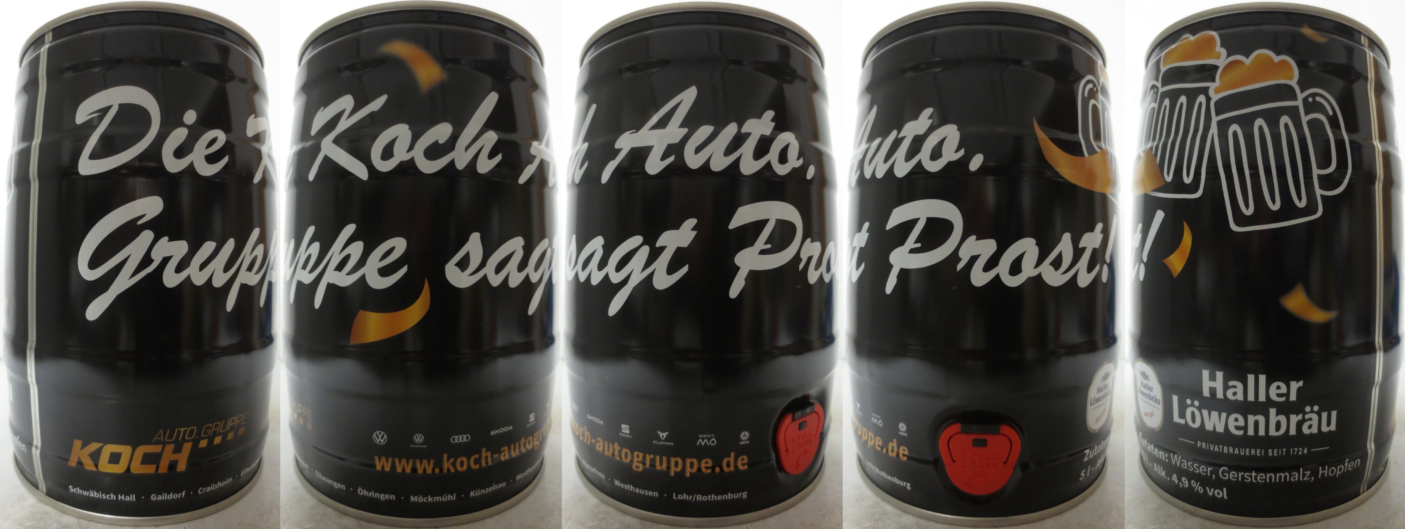 Haller Löwenbräu Die Koch Auto Gruppe sagt prost! (5L) Nr.1
