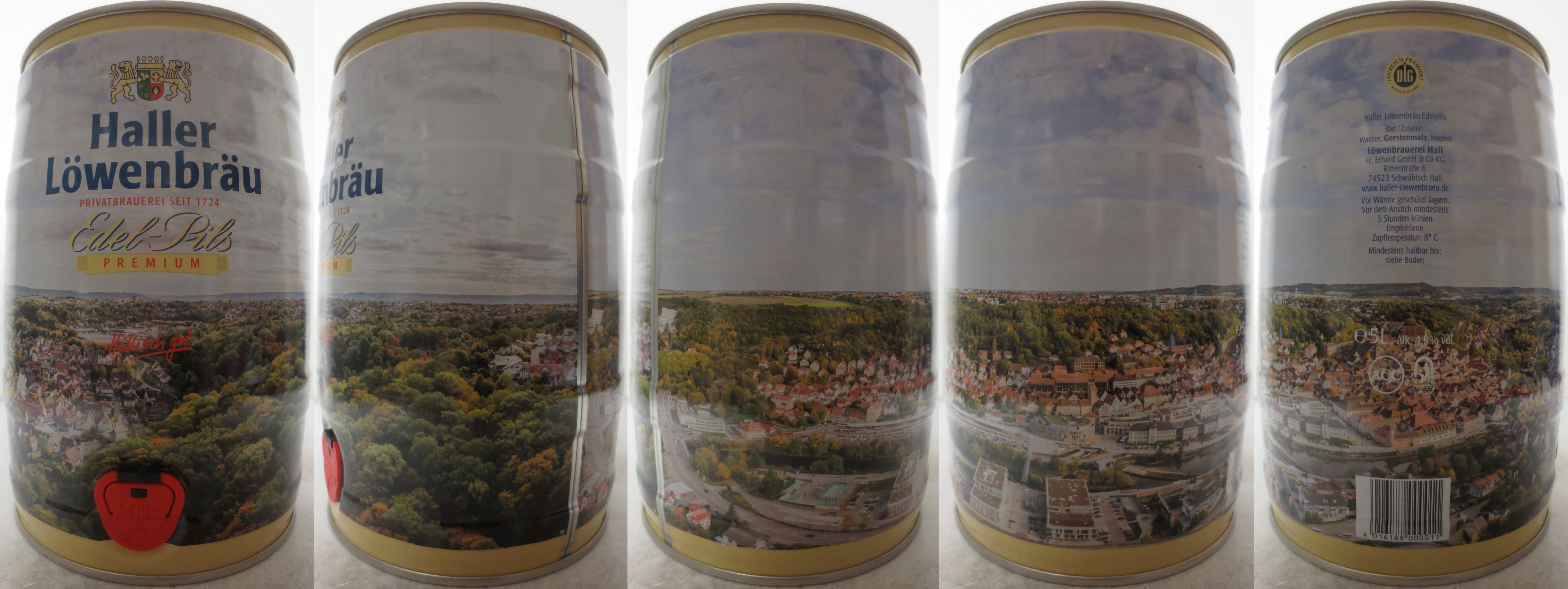 Haller Löwenbräu Edel-Pils PREMIUM (5L) Nr.5