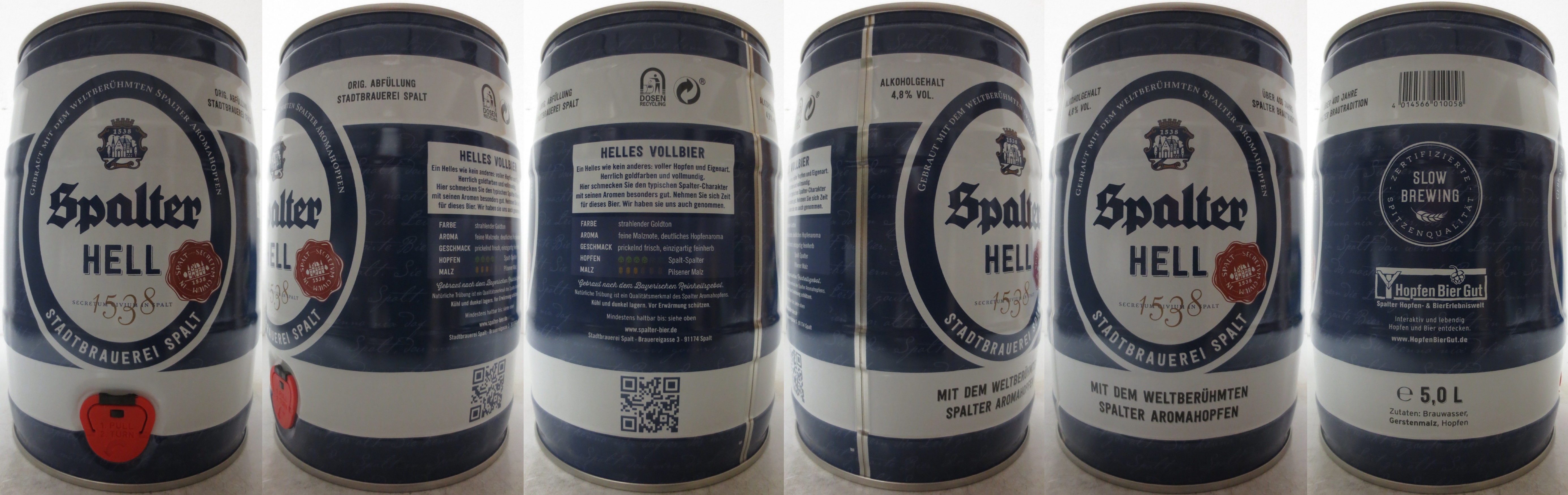 Spalter HELL 1538 STADT BRAUEREI SPALT (5L) Nr.1