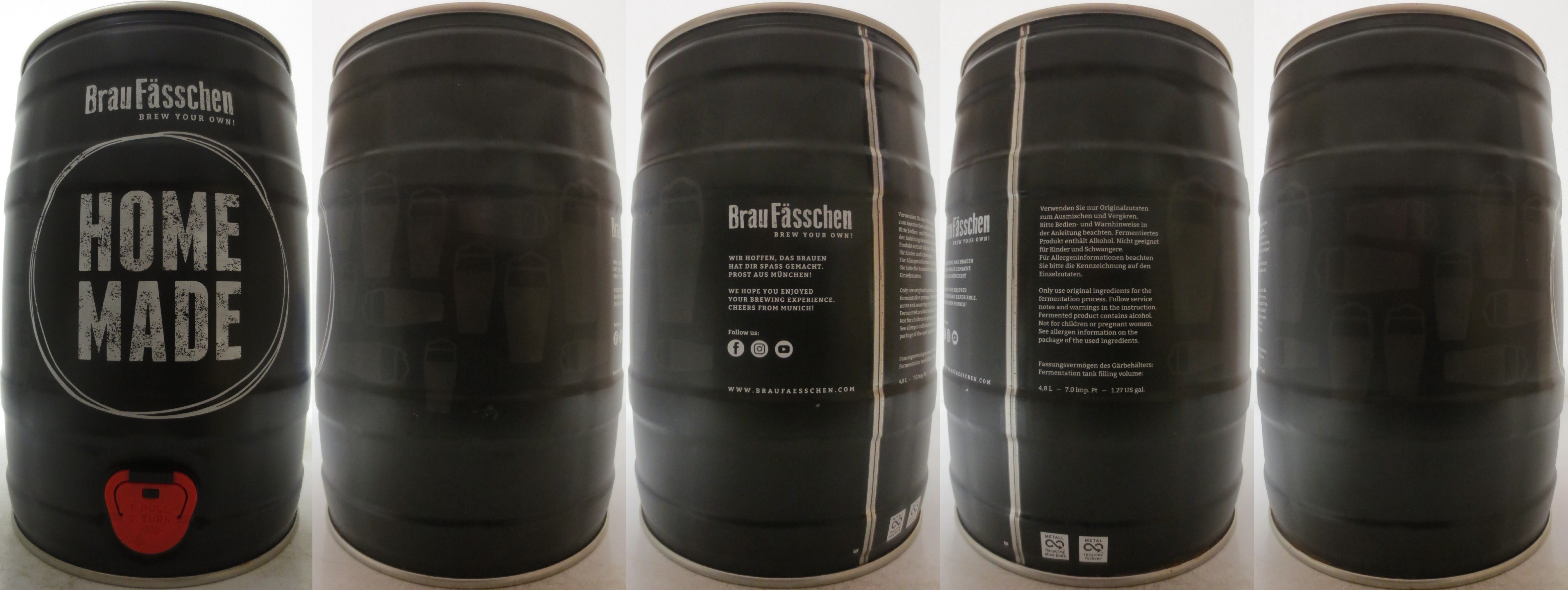 Brau Fässchen BREW YOUR OVN! HOME MADE (5L) Nr.1 