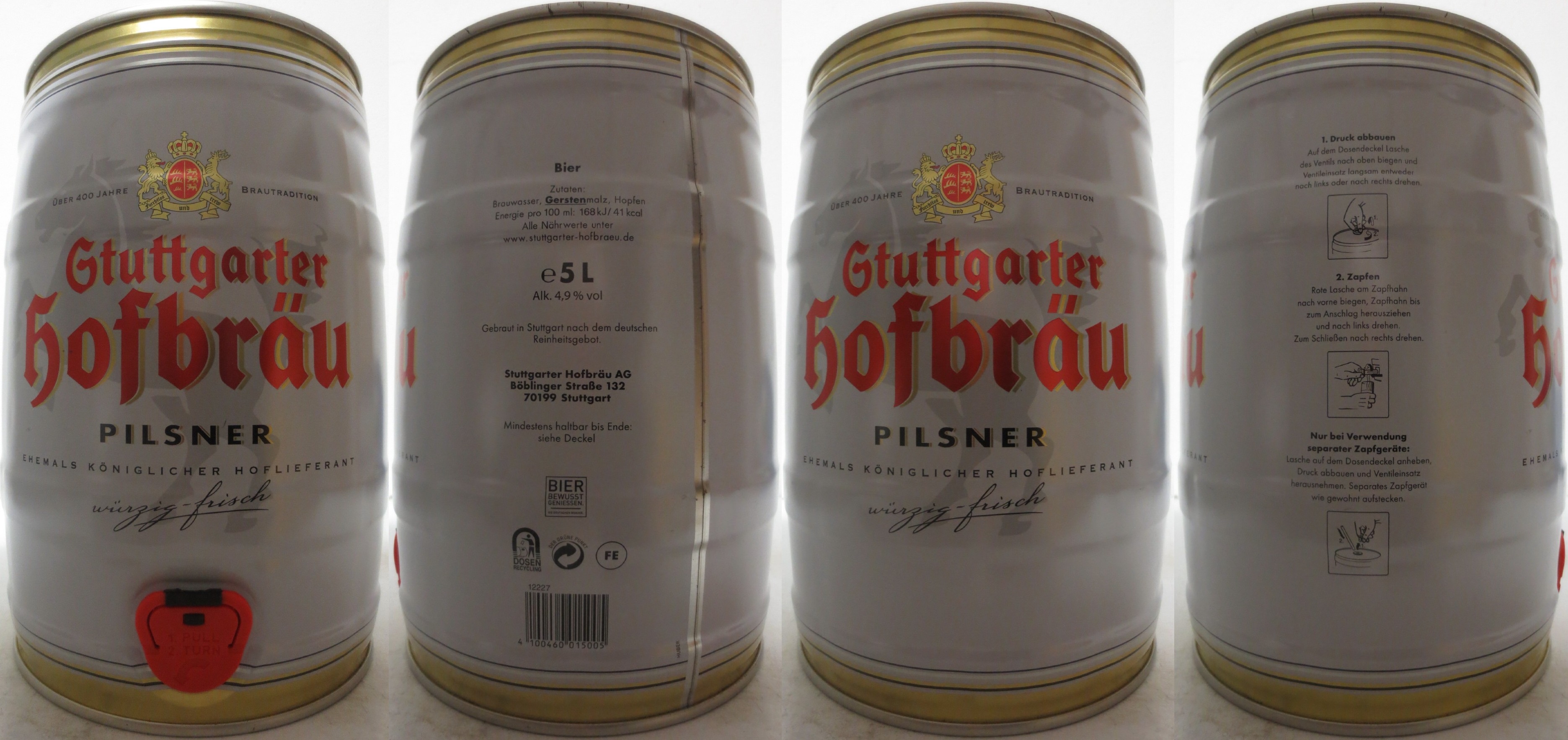 Stuttgarter Hofbräu PILSNER (5L) Nr.2