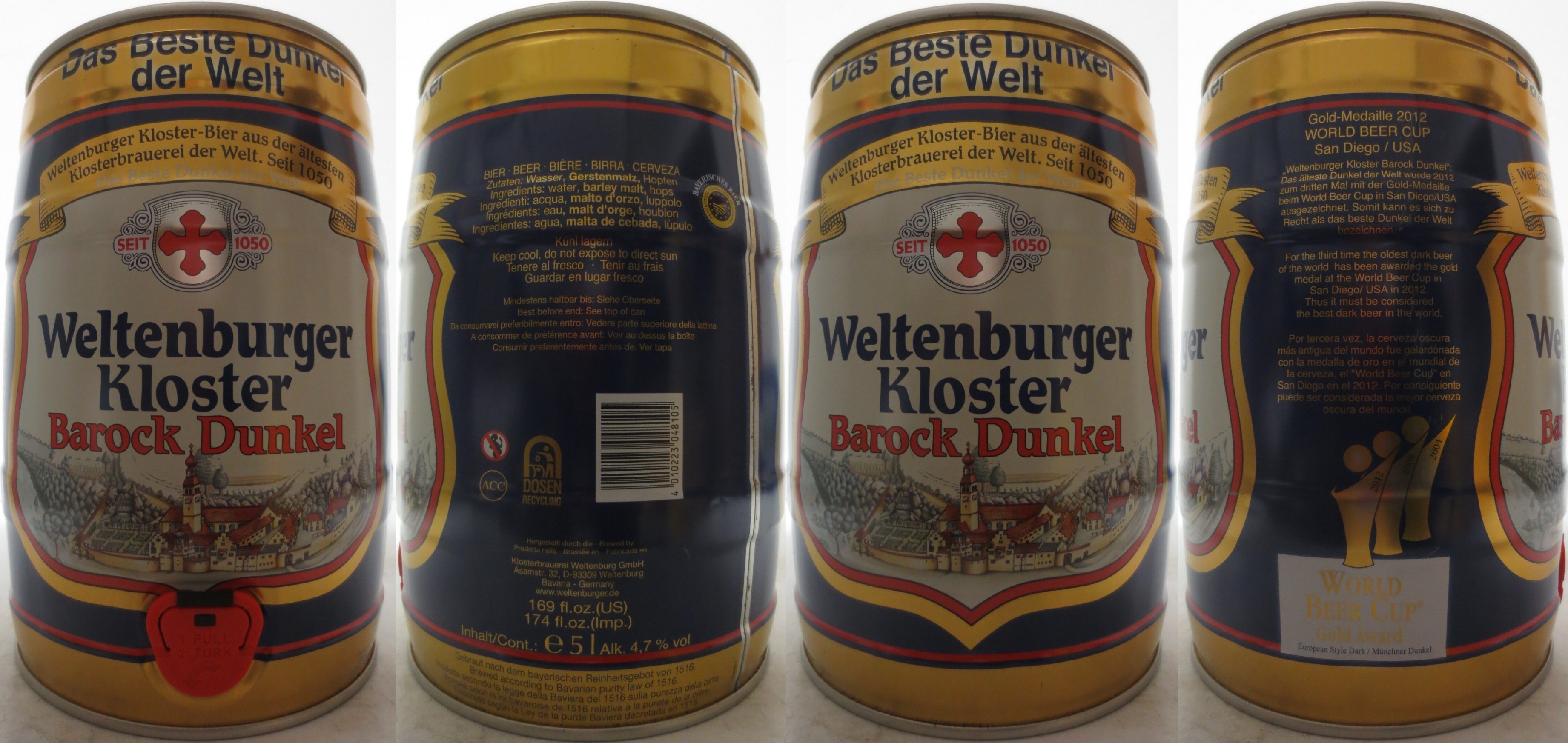 Weltenburg Kloster Barock Dunkel Das Beste Dunkel der Welt (5L) Nr.2