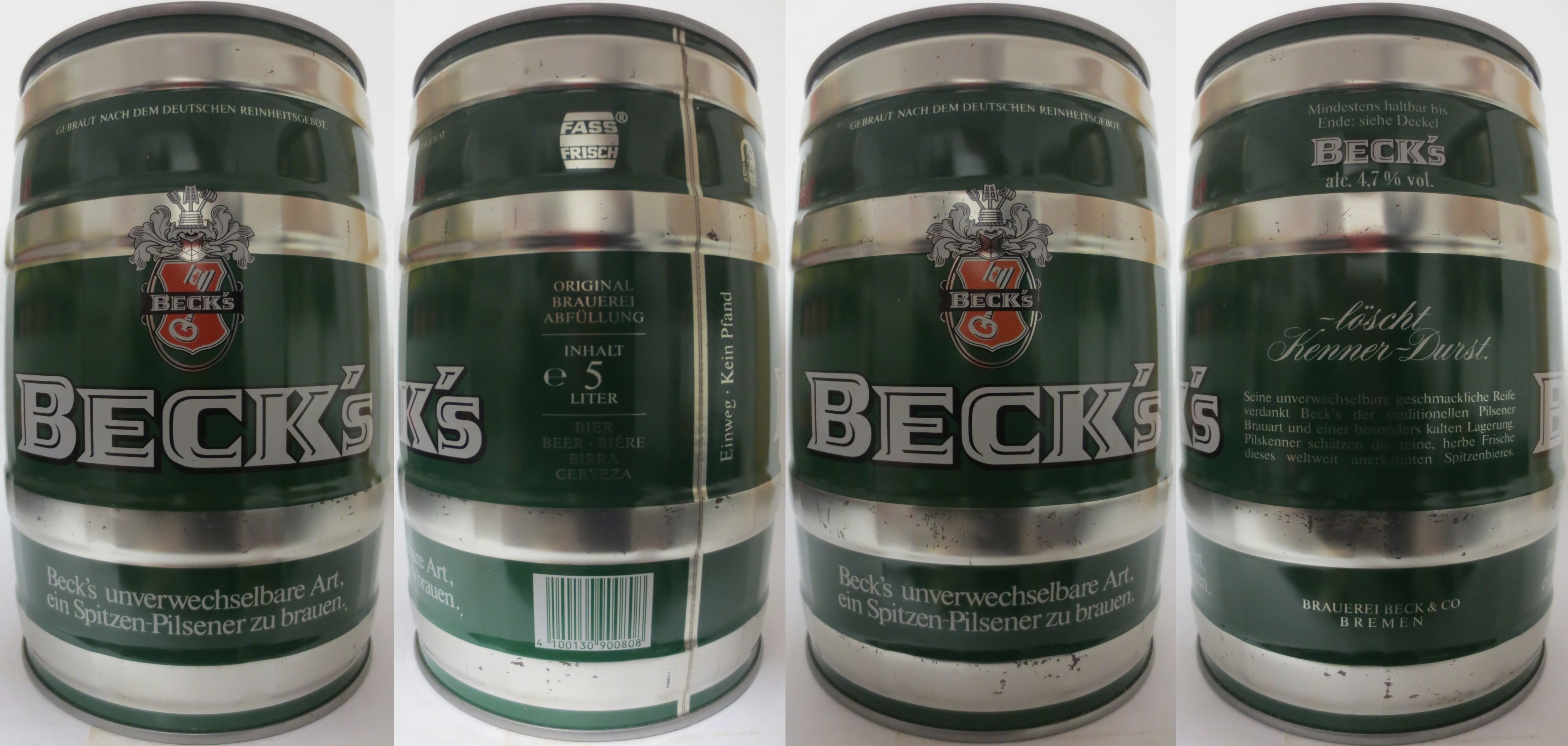 BECK´s Beck´s weltberühmte Art, ein Spitzen-Pilsener zu brauen. (5L) Nr.2