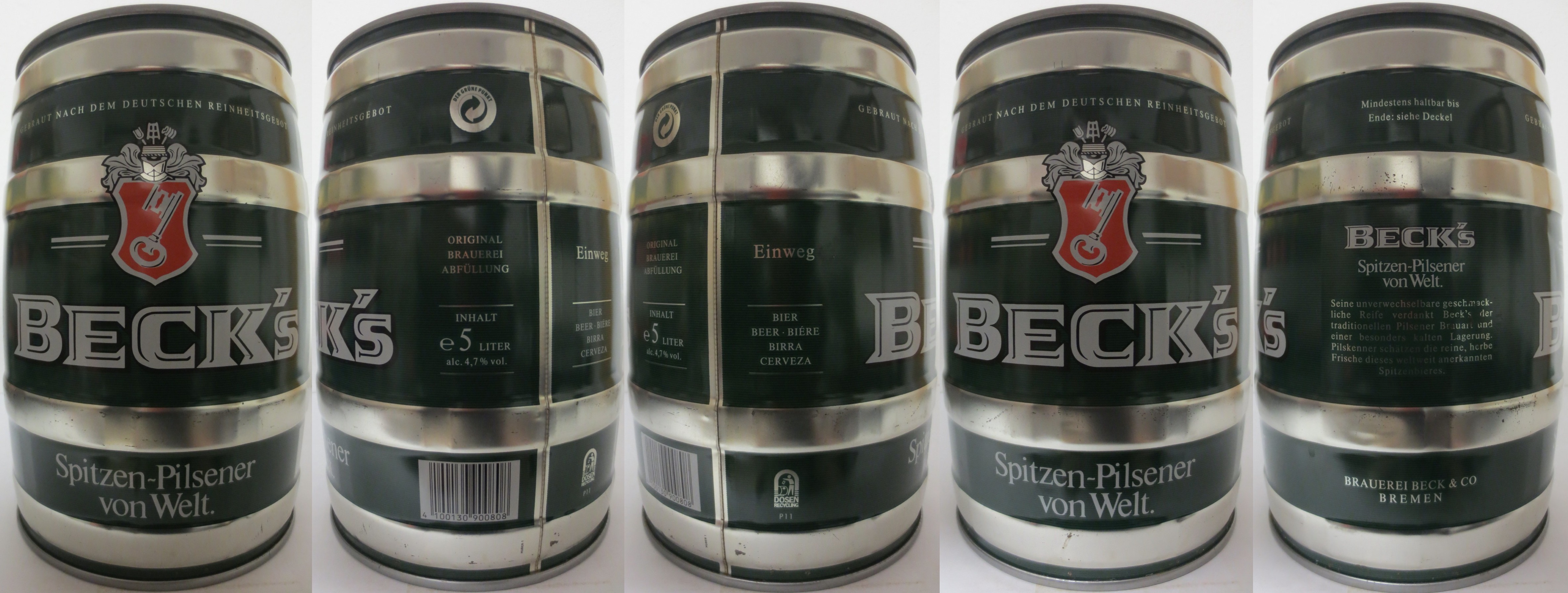 BECK´s Spitzen-Pilsener von Welt. (5L) Nr.2