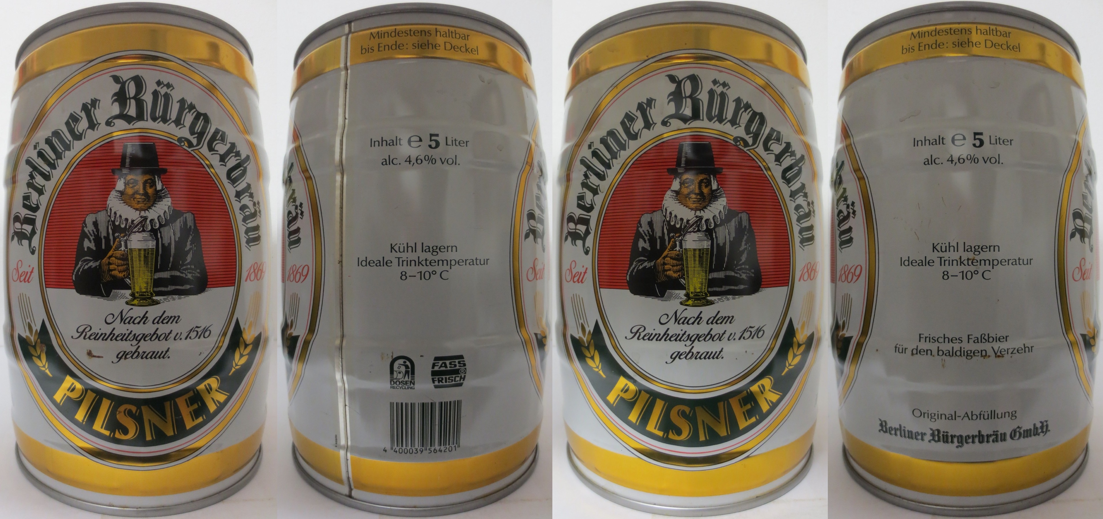 Berliner Bürgerbräu PILSNER (5L) Nr.2