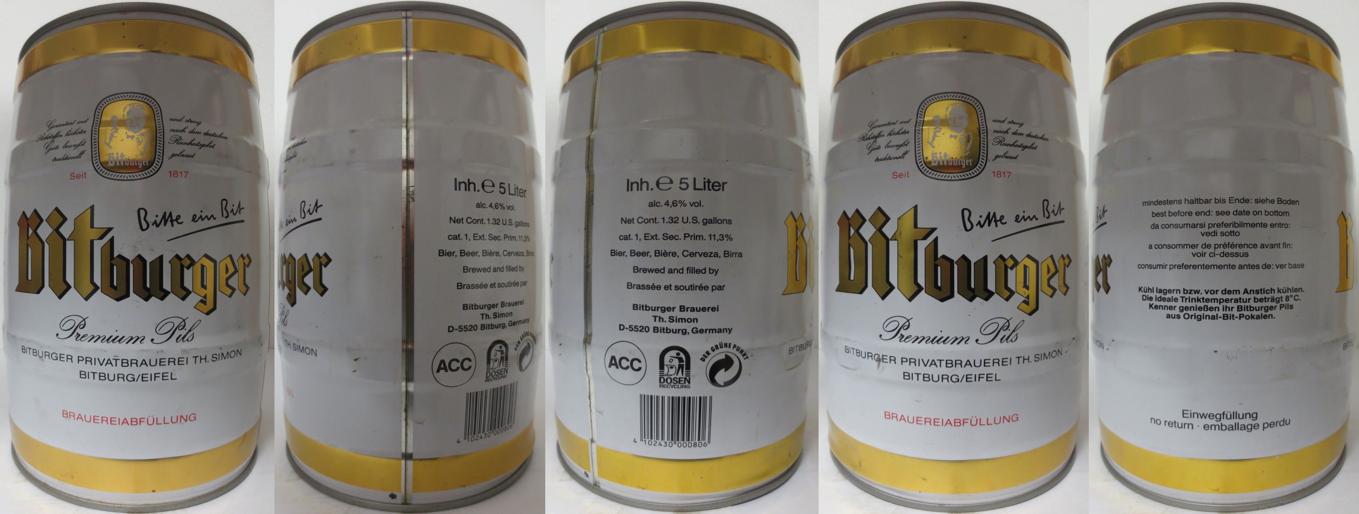 Bitburger Premium Pils (5L) Nr.2 