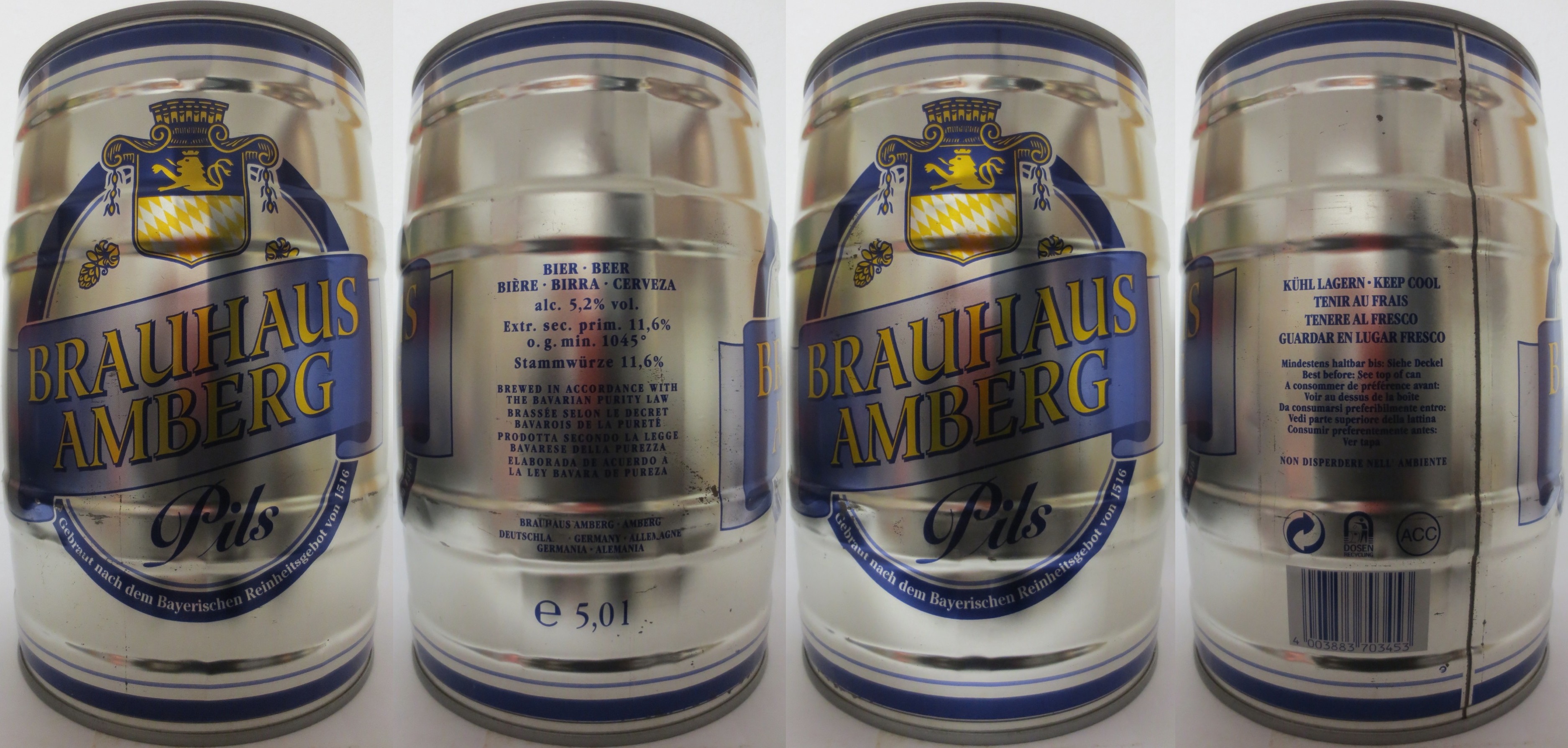 BRAUHAUS AMBERG Pils (5L) Nr.1