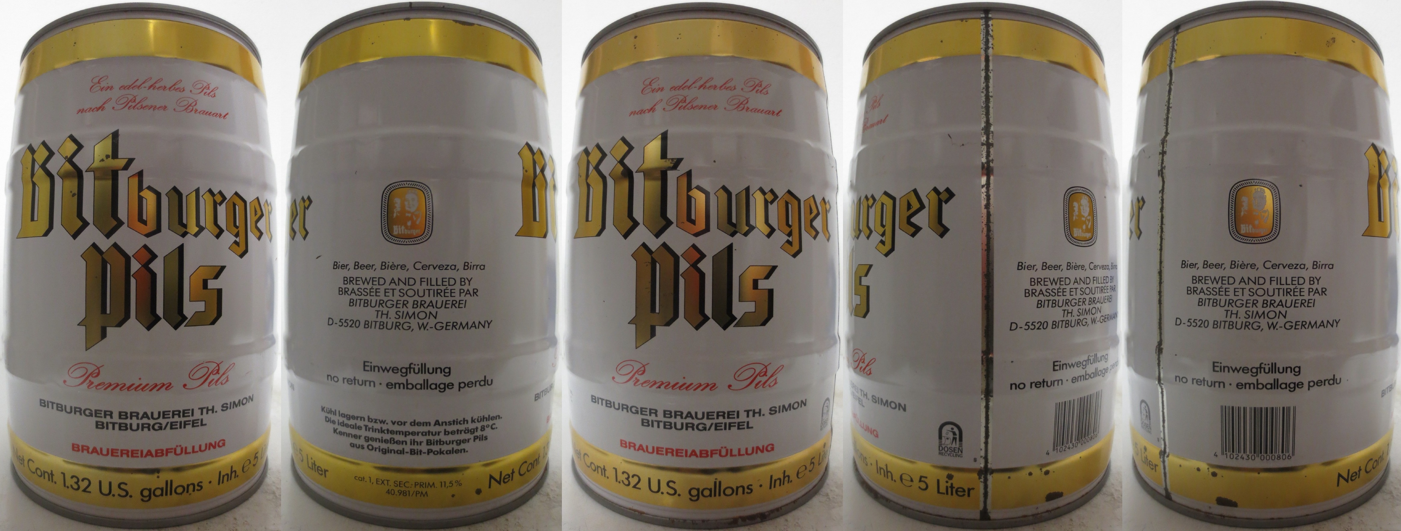 Bitburger Pils Premium Pils (5L) Nr.1 