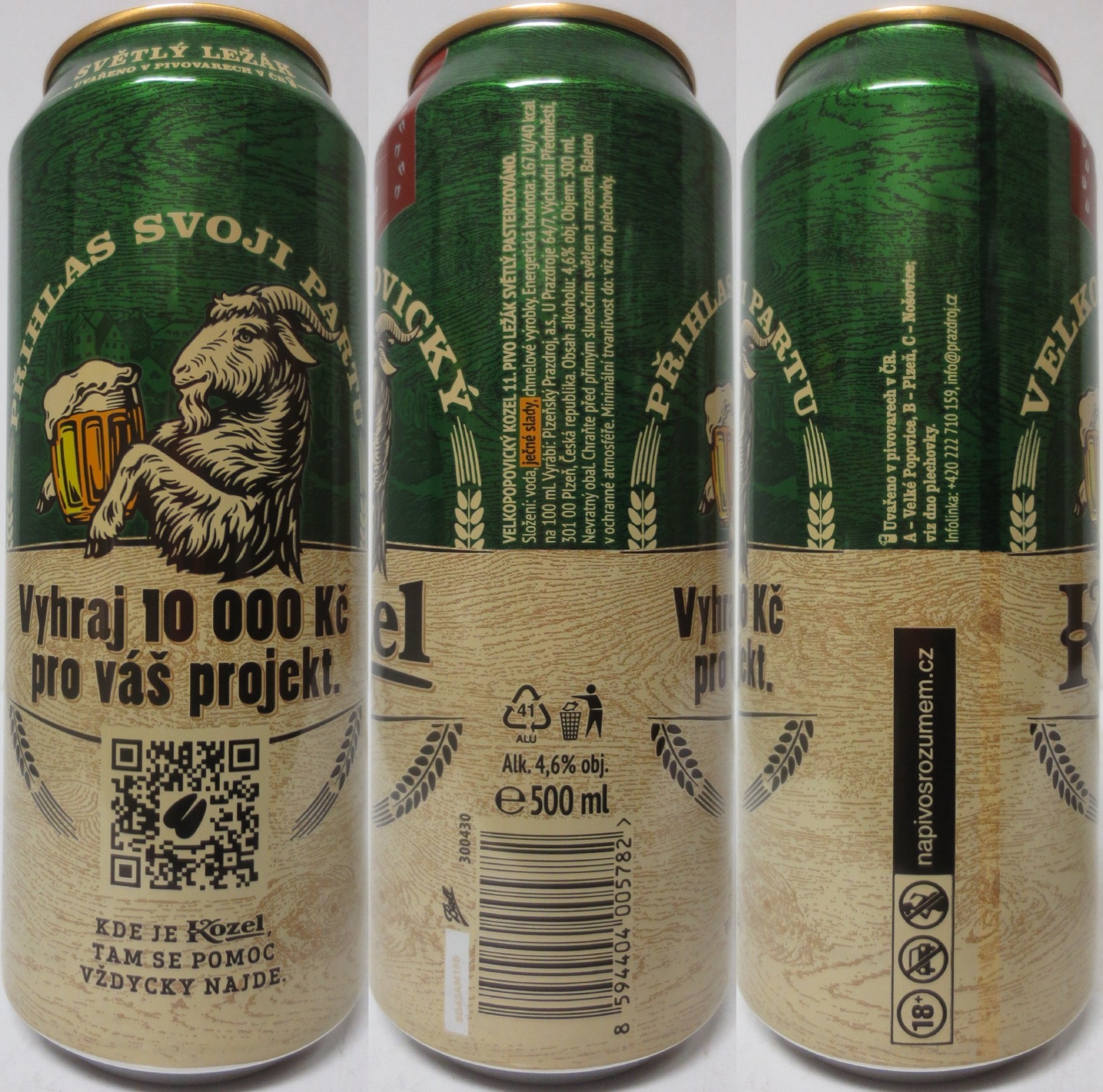 VELKOPOPOVICKÝ Kozel 1874 11 Vyhraj 10 000,-Kč pro Váš projekt. (série 12ks) (50cl) (B/O) č.1