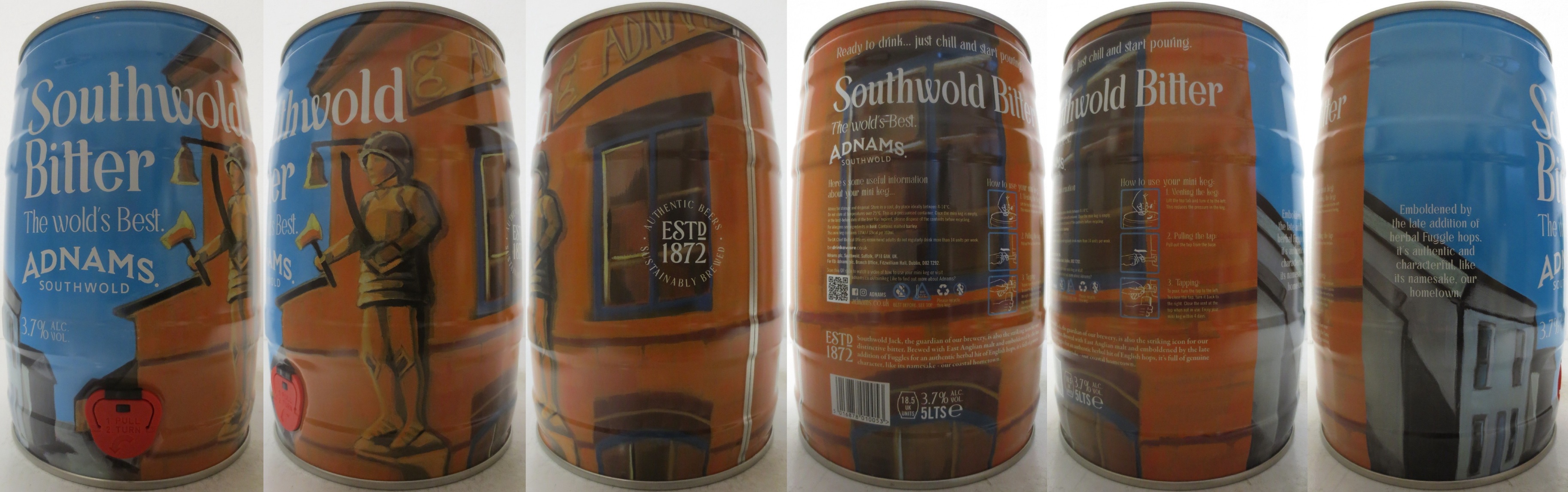 ADNAMS. SOUTHWOLD Southwold Bitter The wold´s Best. (5L) Nr.1