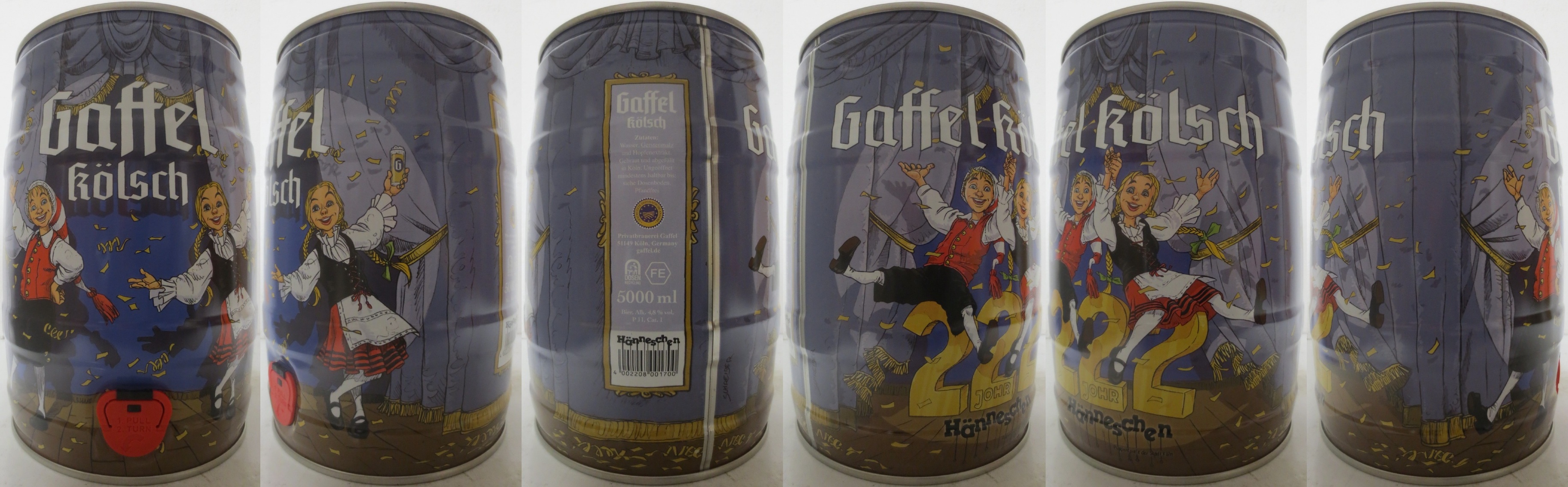 Gaffel kölsch 222 Hänneschen (5L) Nr.2 