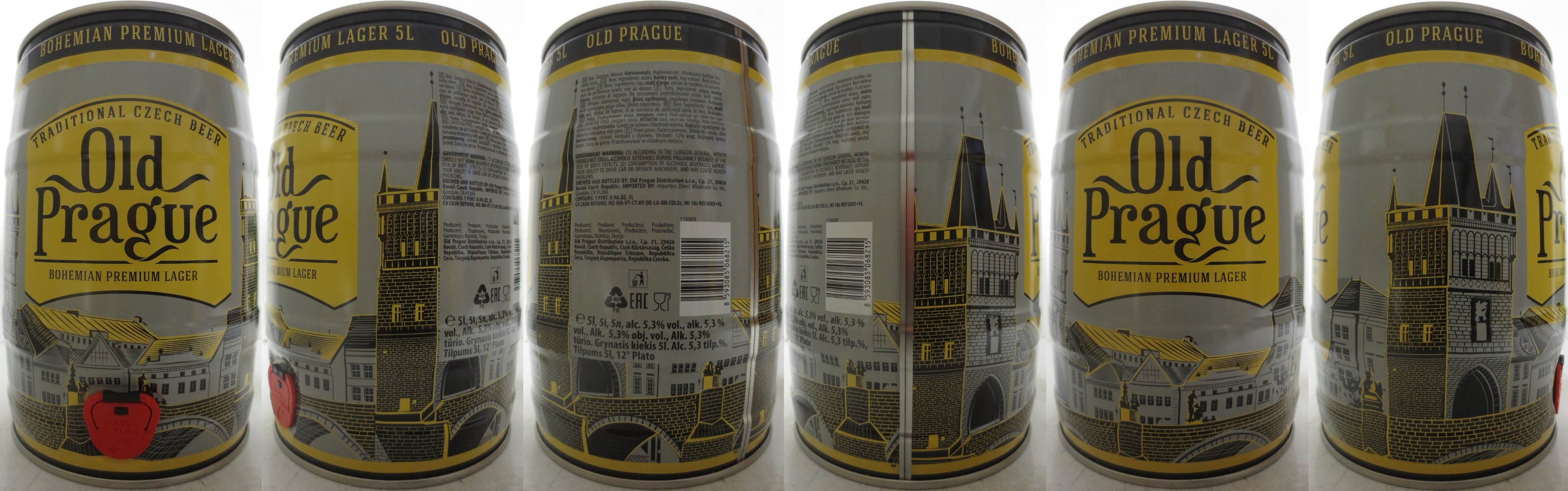 Old Prague BOHEMIAN PREMIUM LAGER (5L) č.1 