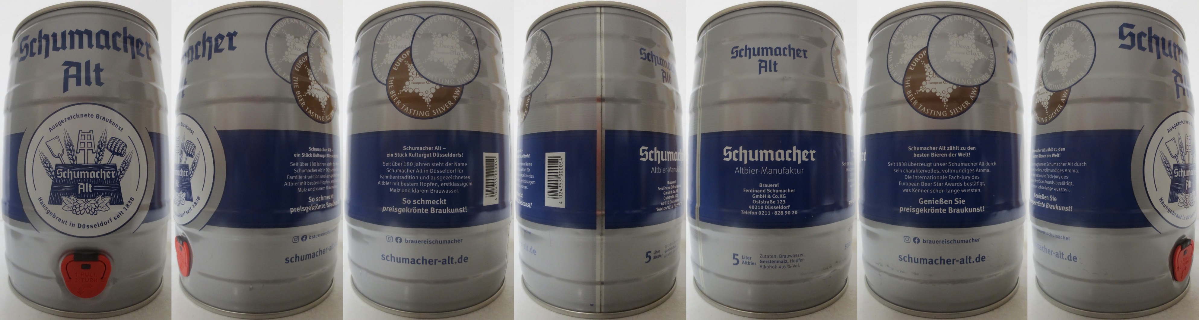 Schumacher Alt Hausgebraut in Düsseldorf seit 1838 (5L) Nr.1 