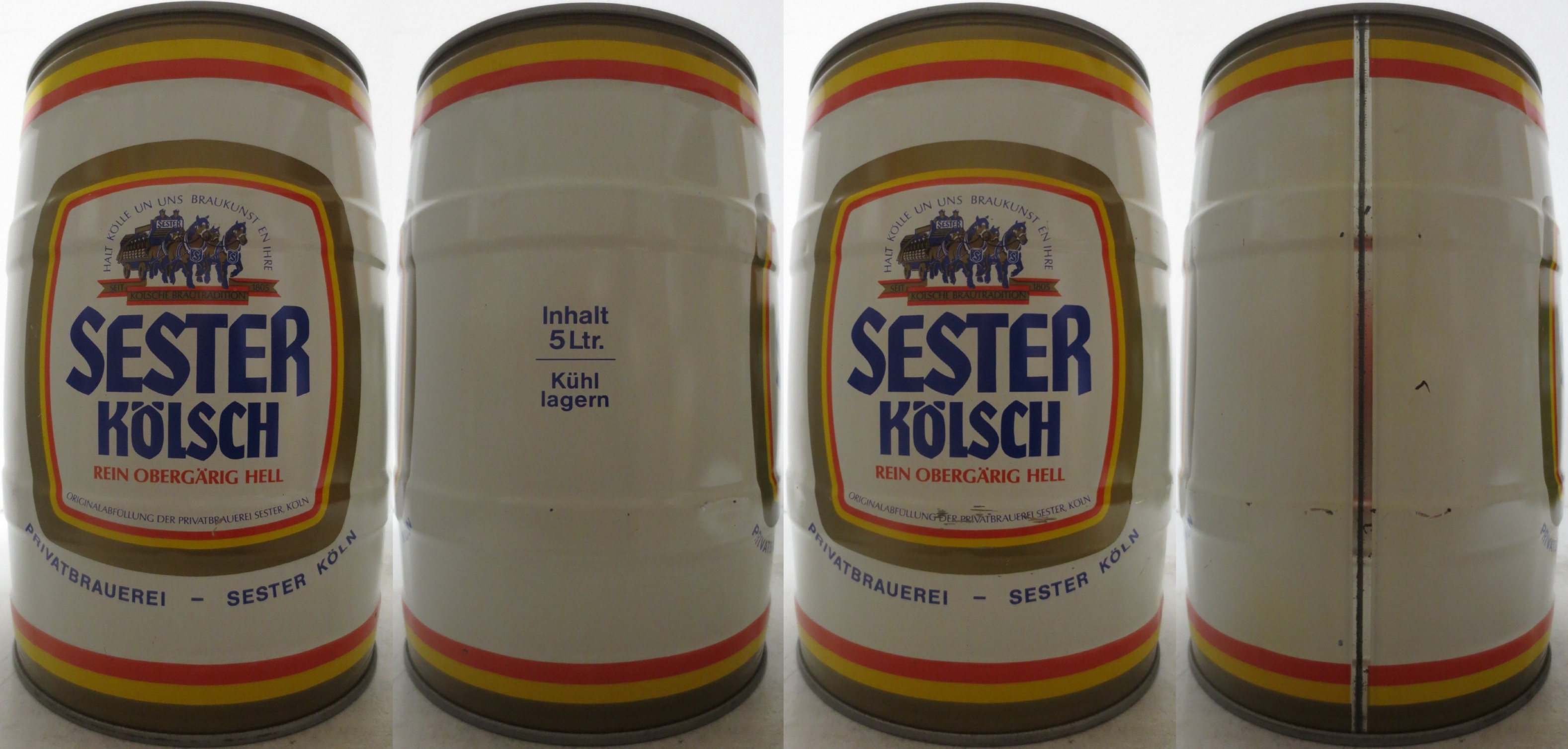 SESTER KÖLSCH REIN OBERGÄRIG HELL PRIVATBRAUEREI - SESTER KÖLN (5L) Nr.1 