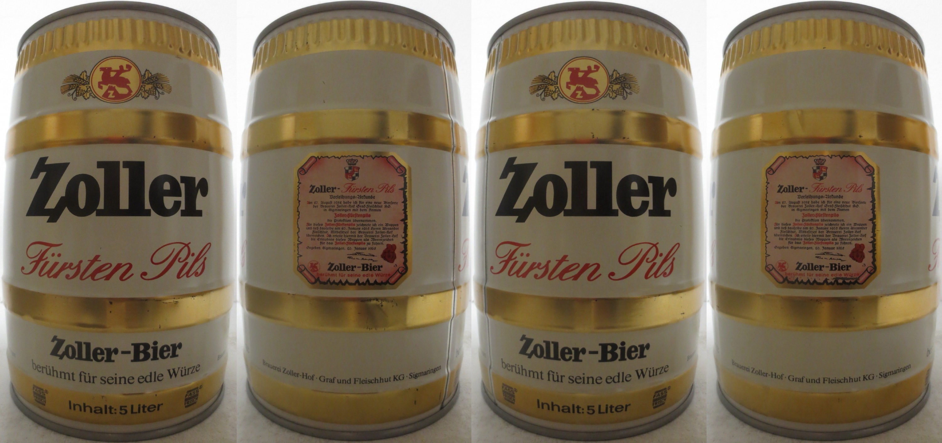 Zoller Fürsten Pils Zoller Bier berühmt für seine edle Würze (5L) Nr.1