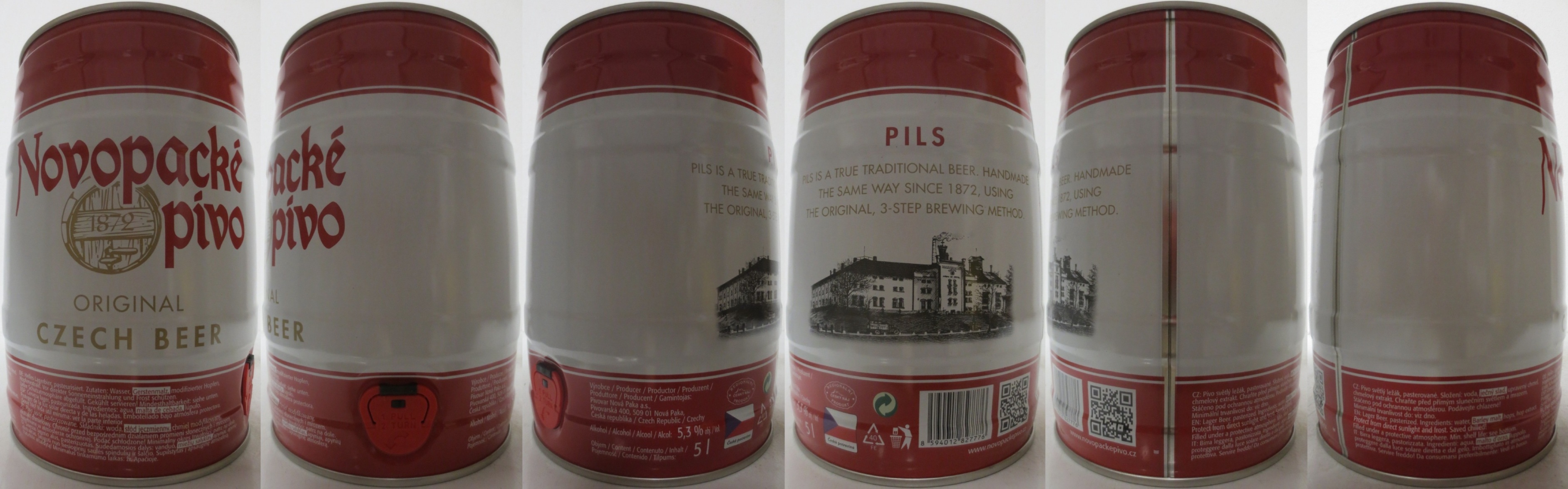 Novopacké pivo ORIGINAL CZECH BEER (5L) č.2