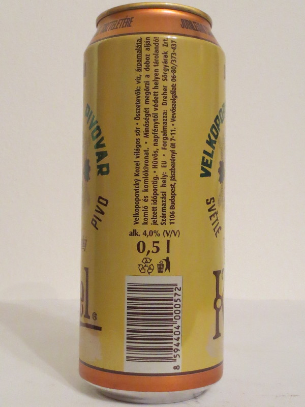 VELKOPOPOVICKÝ PIVOVAR Velkopopovický Kozel (0,5L) (B/O)