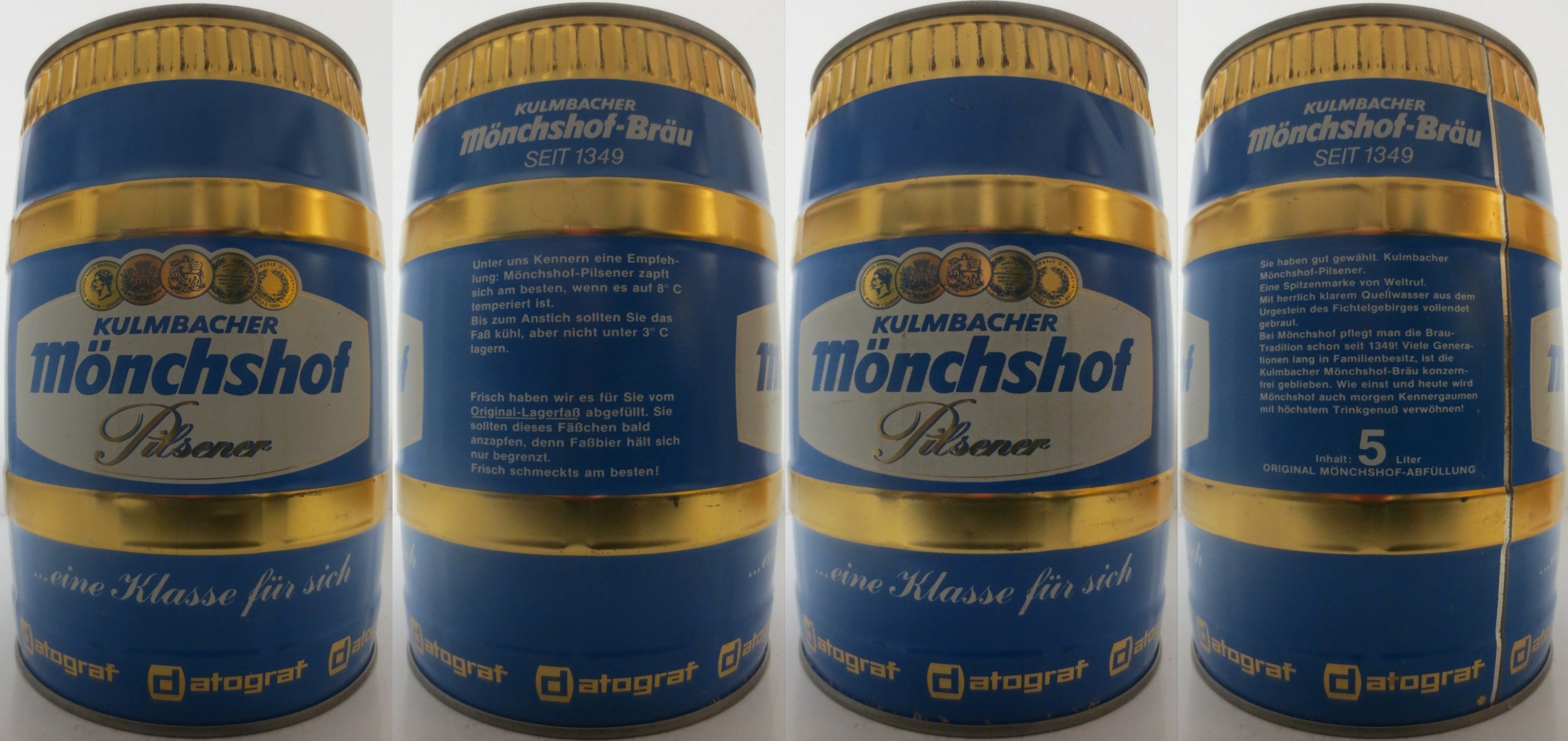 KULMBACHER Mönchshof Pilsner ...eine Klasse für sich (5L) Nr.1 