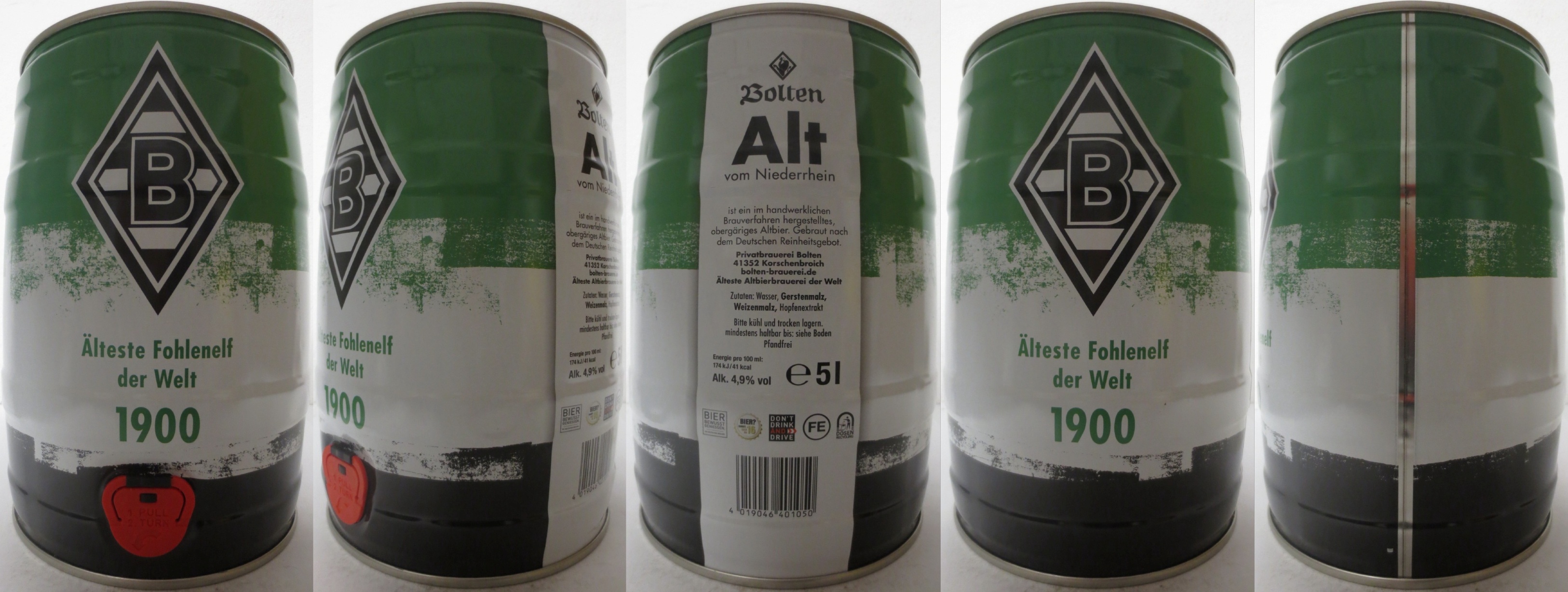 Bolten Alt von Niederrhein Älteste Fohlenelf der Welt 1900 (5L) Nr.1 