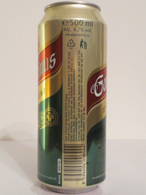 Gambrinus 11° EXCELENT (50cl) (B/O)