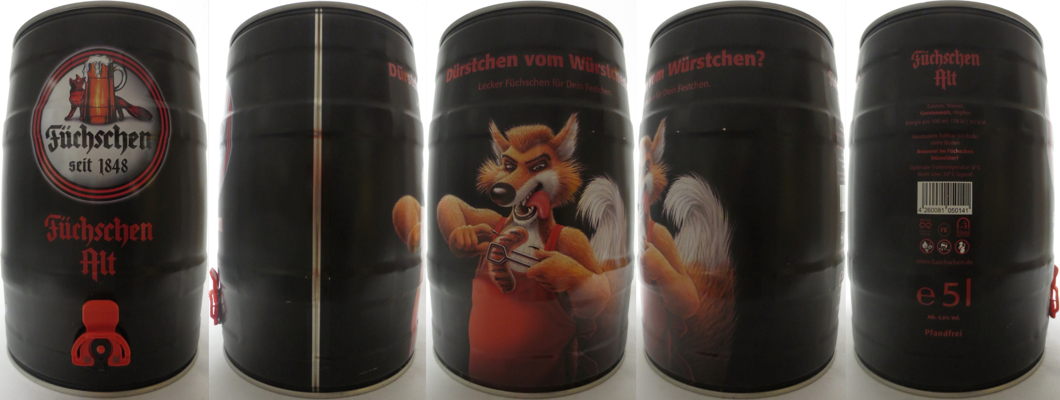 Füchschen Alt Dürstchen vom Würstchen Lecker Füchschen für Dein Festchen. (5L) Nr.1