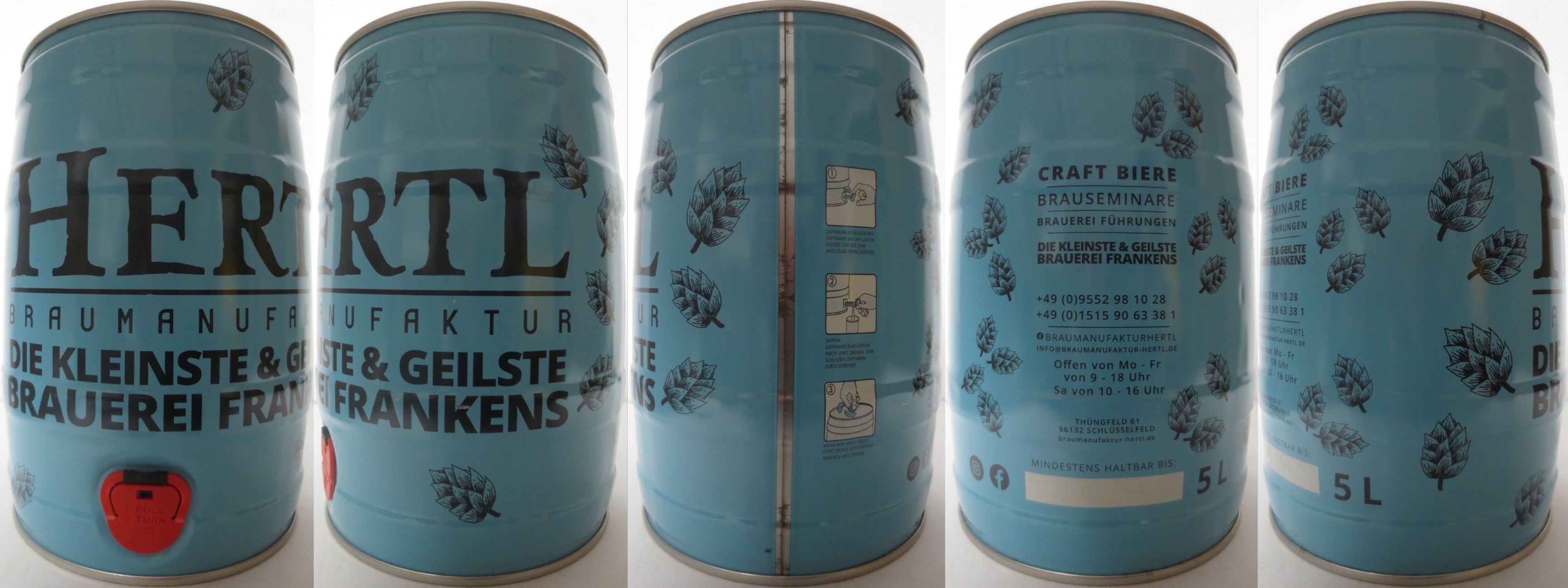 HERTL BRAUMANUFAKTUR DIE KLEINSTE & GEILSTE BRAUEREI FRANKENS (5L) Nr.2 