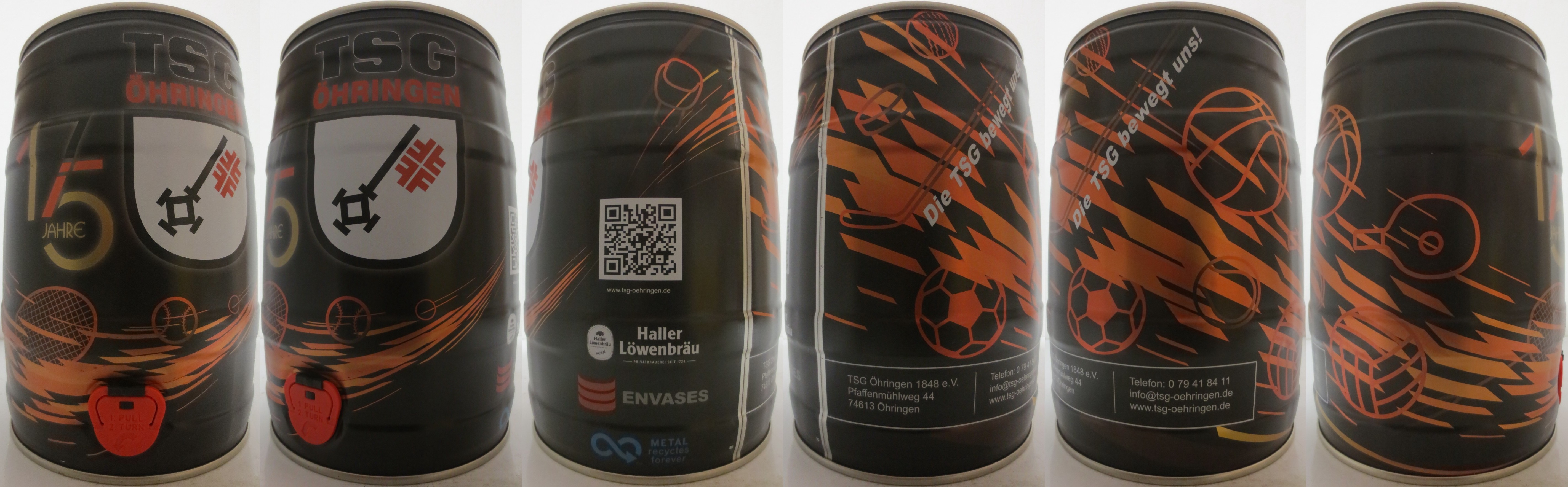 Haller Löwenbräu TSG ÖHRINGEN 175 JAHRE (5L) Nr.1