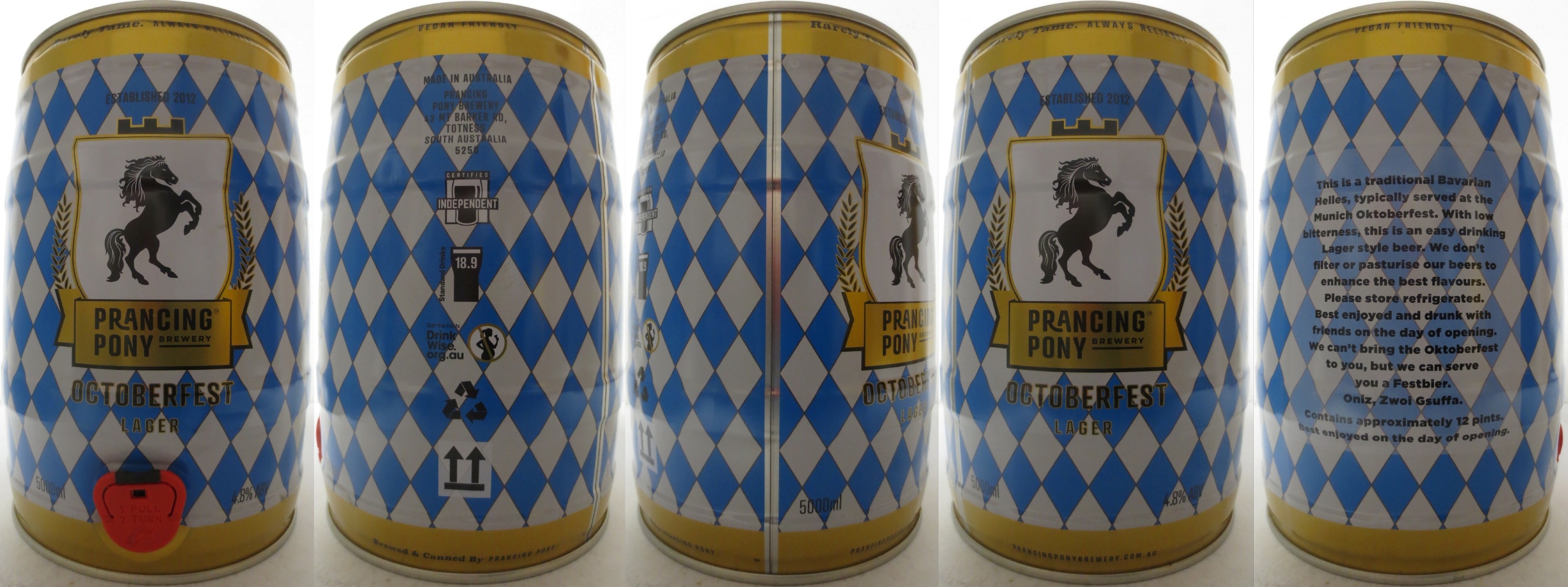 PRACING PONY BREWERY OCTOBERFEST LAGER (5L) Nr.1