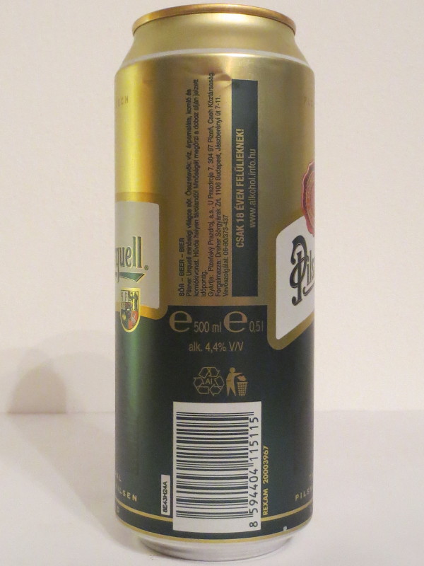 Pilsner Urquell IMPORTED (50cl) (B/O)