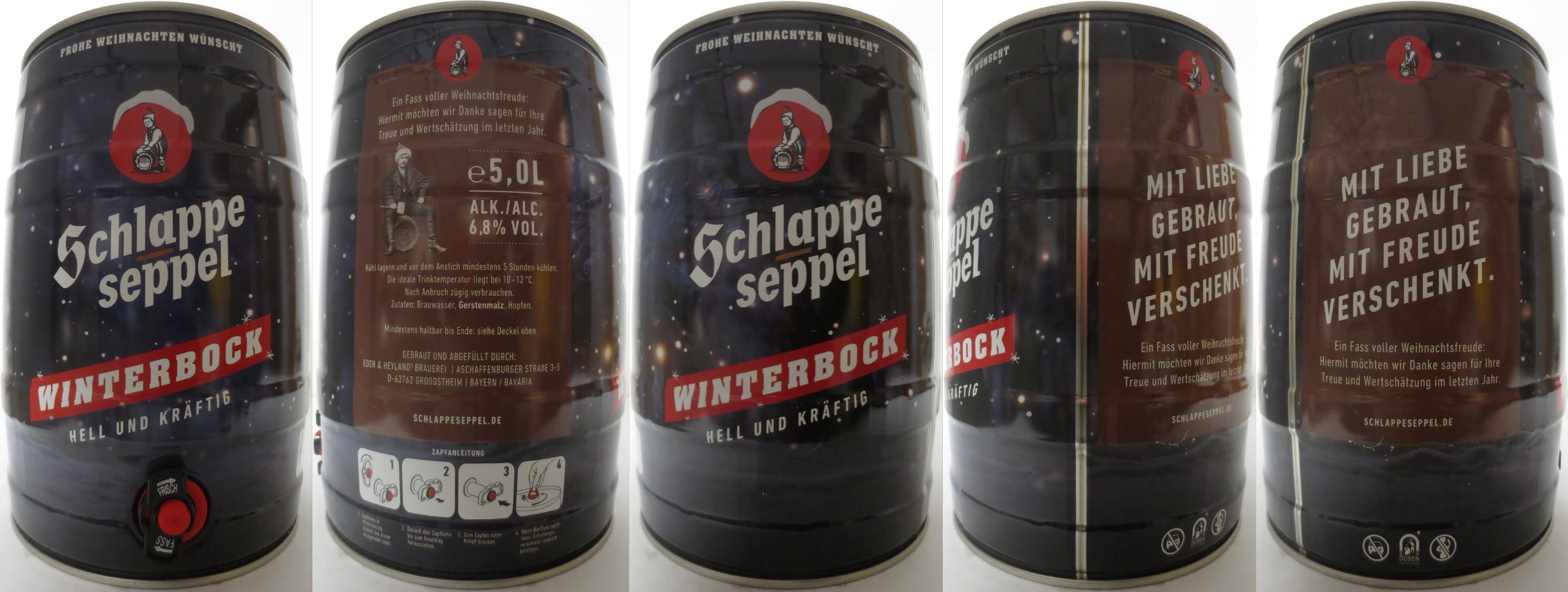 Schlappe seppel WINTERBOCK HELL UND KRÄFTIG (5L) Nr.1 